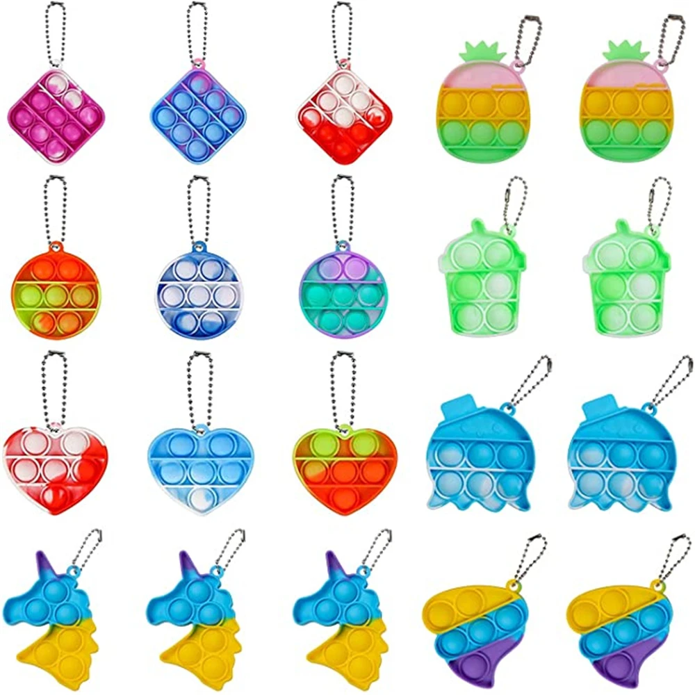 10 Pcs Simple Dimple Fidget Toys Pop 