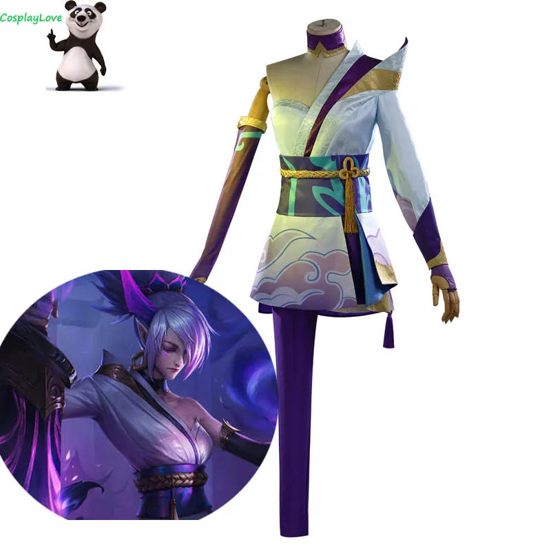 

Косплей Любовь Игра LOL дух цветение Ривен Косплей Костюм на заказ для Хэллоуина Рождества