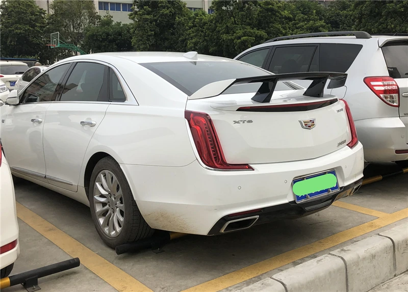 Использовать для Cadillac xts спойлер года ABS Пластиковый материал заднее крыло EX стиль спортивные аксессуары