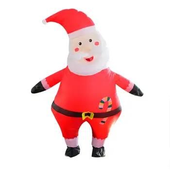 

2020 New Christmas Adult Skull Santa Inflatable Dress Cute Playful Performance Clothing