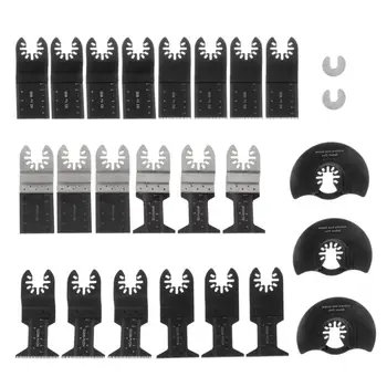 

25pcs/set Oscillating Multitool Saw Blade with Bi-metal Cutting Blades for Power