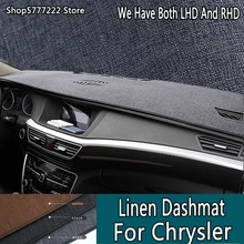 Auto Styling Accessoires Dash Mat Linnen Noslip Dashmat Dashboard Cover Voor Chrysler 300C 300S Grand Voager Concorde Pt Cruiser gt