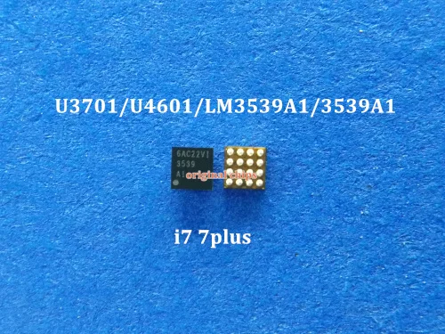Микросхема управления подсветкой U3701/U4601/LM3539A1/3539A1 16 контактов для iPhone 7 7plus 5 шт.-100