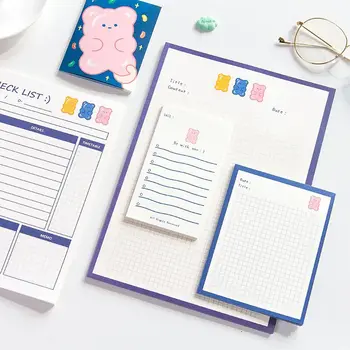 

Sharkbang 5pcs/lot Kawaii 101 Series Daily To Do It Memo Note Check List Bullet Agenda Planner Study Notepads School Stationery