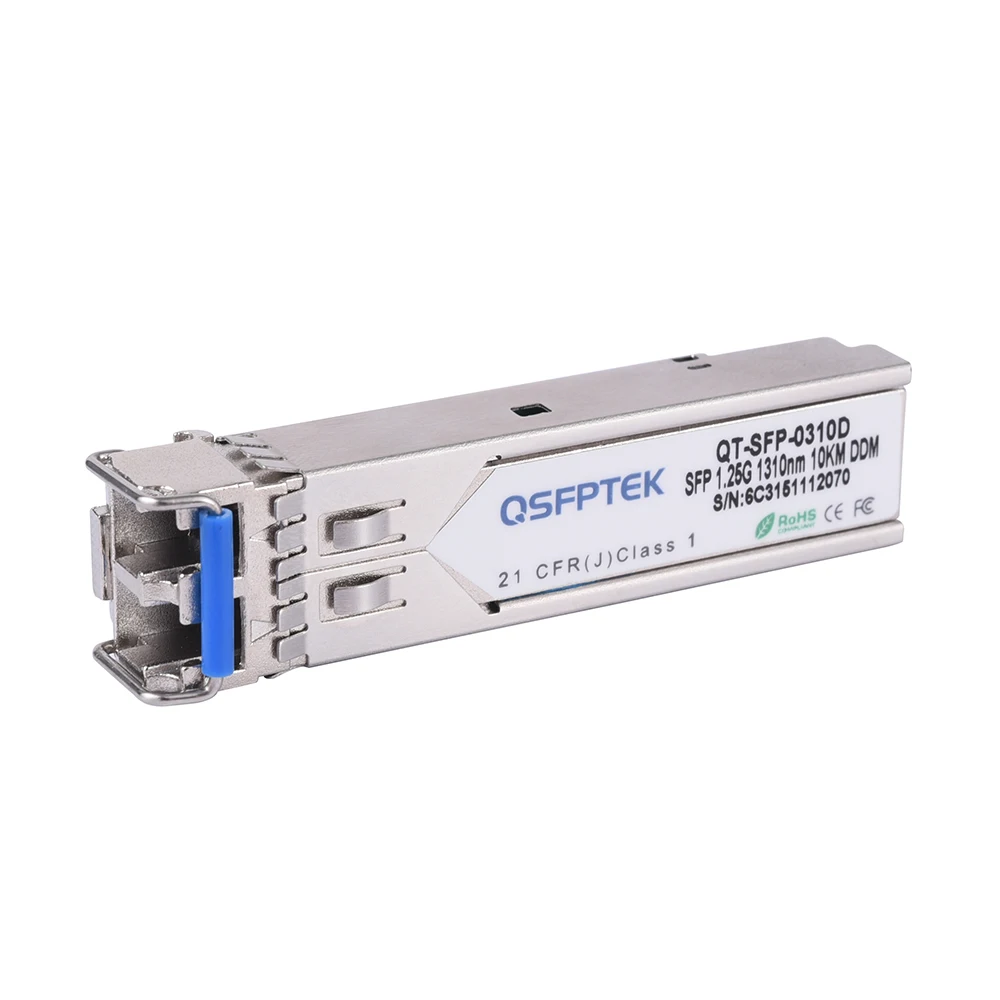 1000BASE LX SFP модуль 1310 нм 10км DDM LC гигабитный одномодовый мини гбик приемопередатчик
