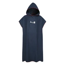 Surf Poncho Changing Towel Quick-Dry Robe w/ Hood Microfiber Beach Blanket Bath Towel Swim Towel Wetsuit Beach Poncho for Adults