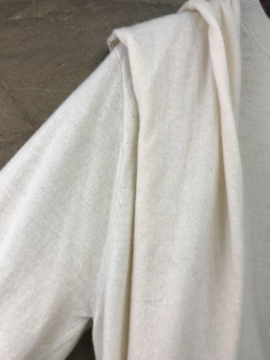 Early autumn new women irregular stitching shawl decoration long-sleeved cashmere jacket knitted shirt 1006