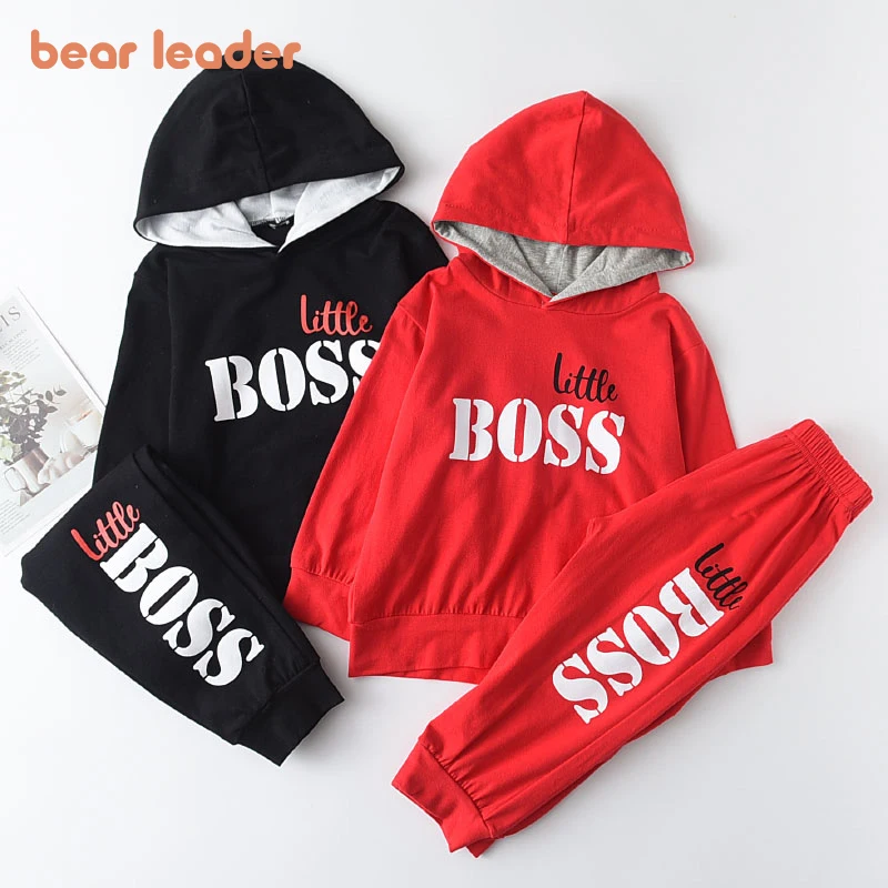 Boys Sweatshirt Suit Pants Clothing-Sets Kids 1-5-Years Bear Leader for 2pcs Print Autumn
