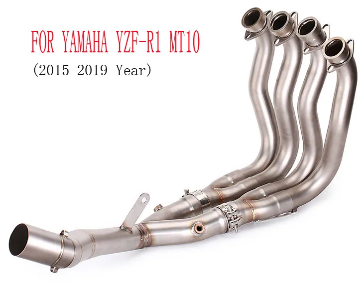 Глушитель для YAMAHA YZF-R1 MT10 2015-2019 года выпуска глушитель средней и передней трубы