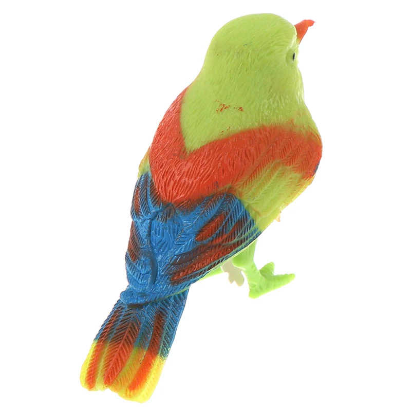 Morning Bird Voice Control Music Bird Toy Simulation Cute Sing Song Bird Toy Doll Funny Electronic Pet Cage Decoration Toys