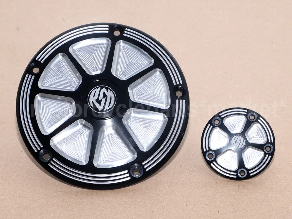 Мотоцикл CNC Cut Derby таймер ГРМ Чехлы для Harley Touring и Trike 99-15 Softail Dyna 99-17 Evolution 1340 99-00