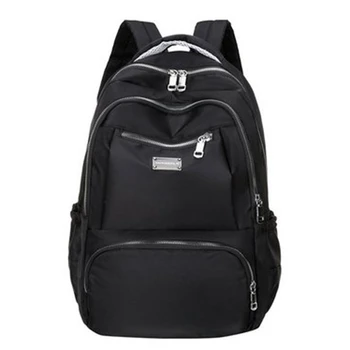 

Nylon Cloth Backpack Female Fashion College High School Student School Bag Large Capacity Computer Bag Travel Back