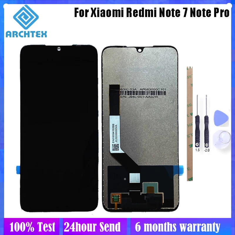 6 3 дюйма для Xiaomi Redmi Note 7 Pro ЖК-дисплей + сенсорный экран с рамкой дигитайзер детали