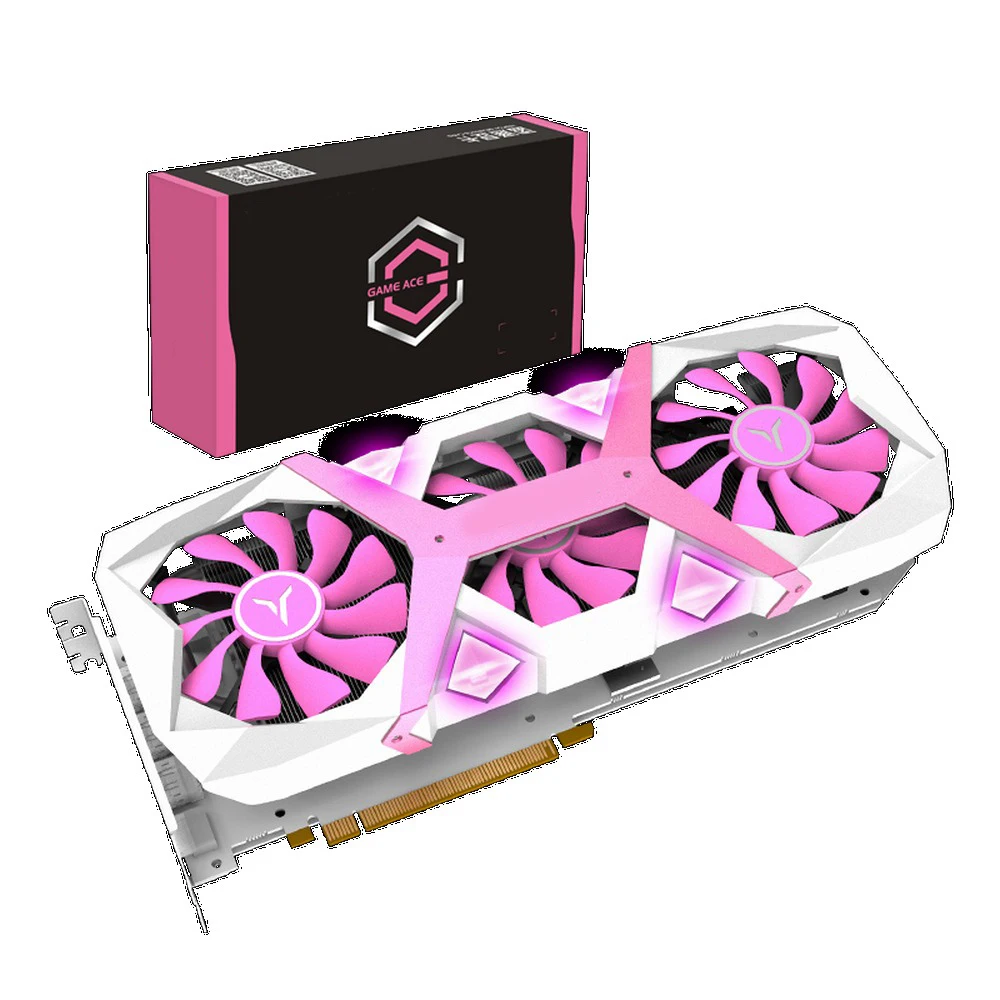 Видеокарта Yeston Radeon RX 5700 XT GPU 8 ГБ игровая видеокарта для настольного компьютера ПК