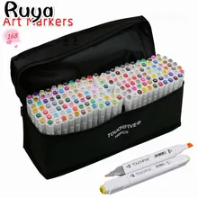 Совпадающие художественные copic маркеры Кисть ручка эскиз на спиртовой основе двойная головка манга принадлежности для рисования stabilo tombow colores