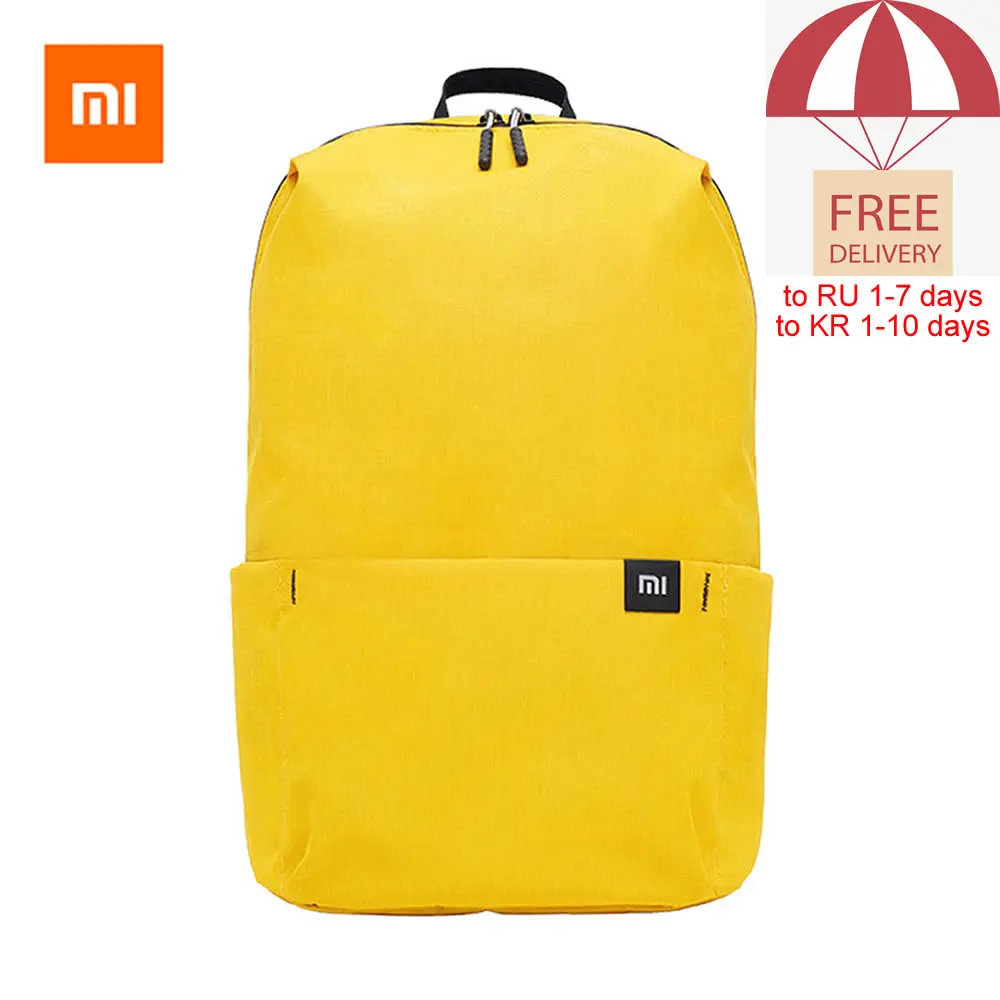 Original Xiaomi Mi Backpack 7L/10L/15L/20L Waterproof Colorful Daily Leisure Urban Unisex Sports Travel Backpack Dropshipping original xiaomi mi small backpack city leisure travel sports bag 10l waterproof bag unisex multicolor combination dropshipping