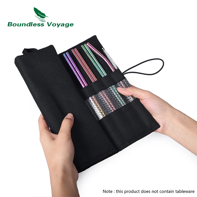 Boundless Voyage Tent Stakes Bag Cutlery Storage Bag Outdoor Camping Tent Pegs Nails Drawstring Storage Travel Stuff Sack