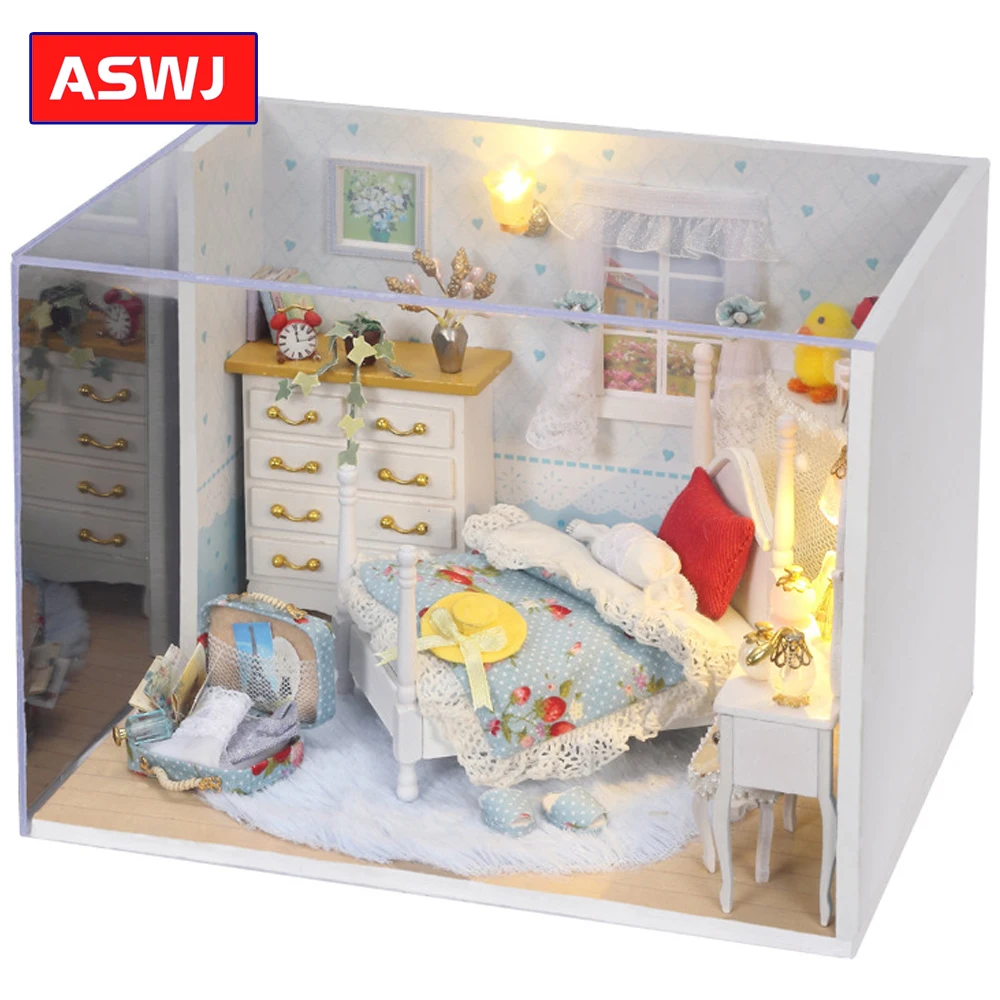 2019 Новый DIY Миниатюрный Кукольный домик комплект мебели игрушки в сборе
