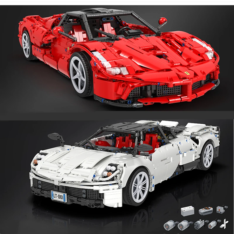 

DHL IN STOCK Winner 7050 2209Pcs 7051 2461Pcs MOC RC Super Sport Car with motor Building Blocks Bricks Toys children Boy gifts