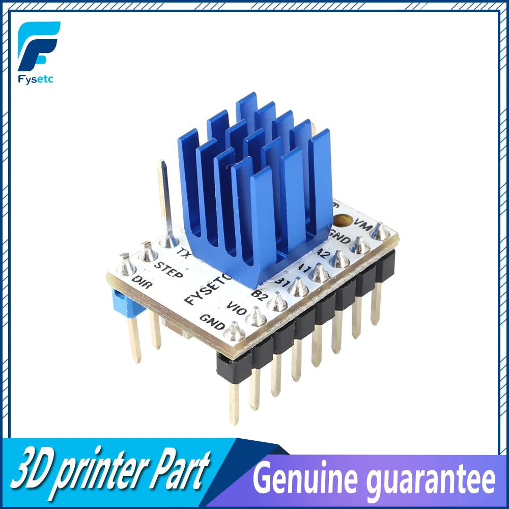 5er-Pack TMC2209 V3.0 Schrittmotortreiber – Mit Kühlkörper, 256 Mikroschritte, Leiser Betrieb, Für 3D-Drucker & CNC, 1,7 A RMS