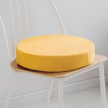 

Round Seat Cushion F or Office Chair Circular Removable Chair Cushion Soft Stool Sofa Seat Pad Anti-skid Cotton Sitting Pad