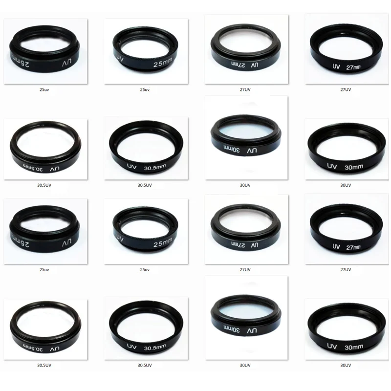 Camera UV lens filter 25mm 25.5mm 27mm 28mm 30mm 30.5mm 34mm 35.5mm 39mm for Canon Nikon Sony Pentax Fujifilm Lens camera lens filter uv filter photography filter