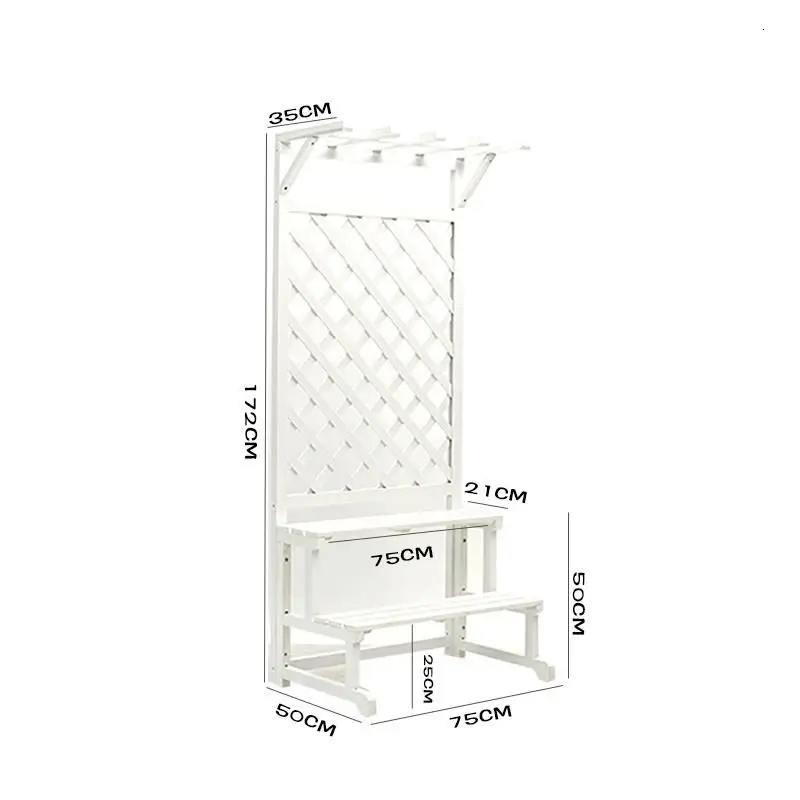Version M Mueble Para Saksi Standi Rak Bunga Estanteria Plantas леса Porta Piante балкон Dekoration открытый цветок стенд завод полка - Color: Version M