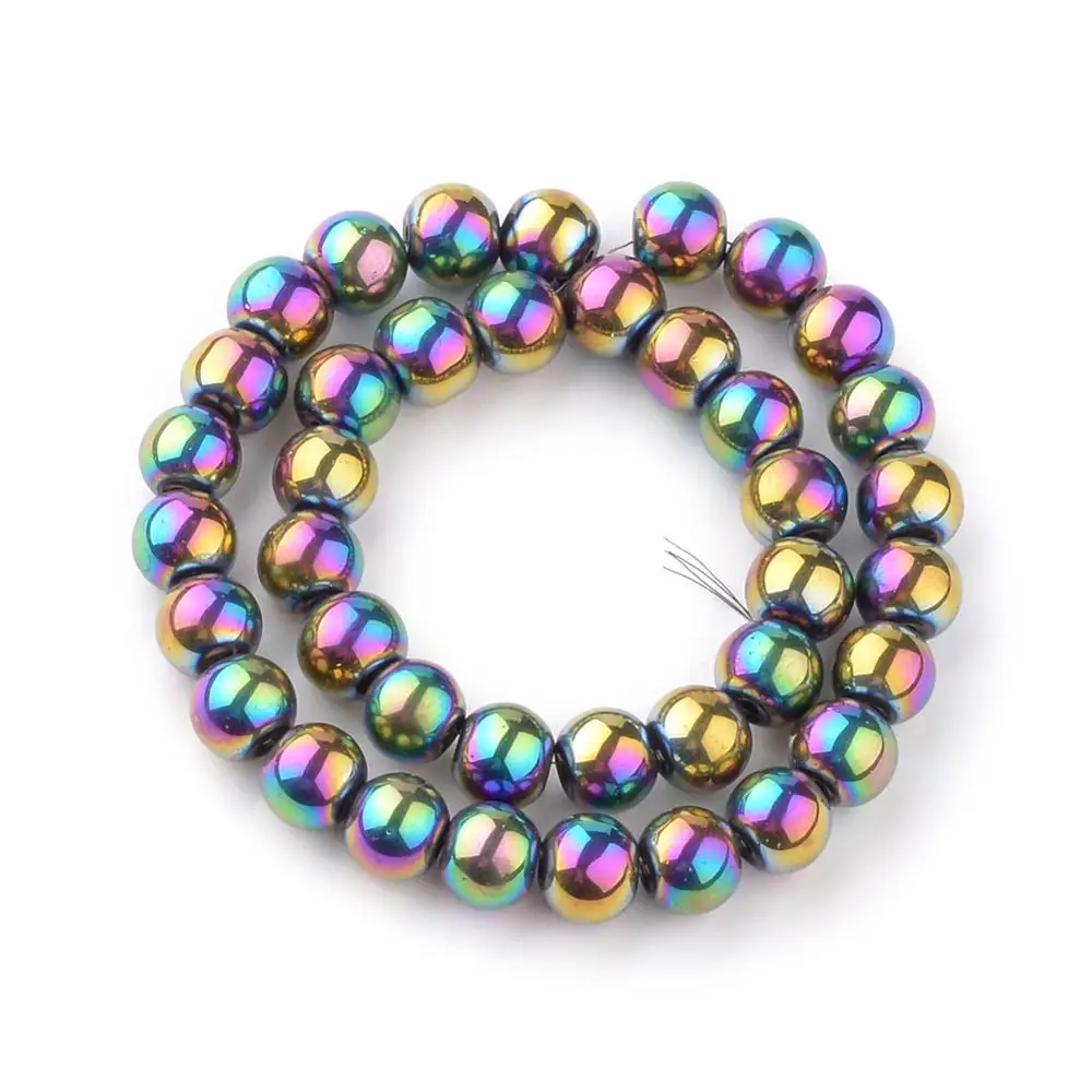 

electroplate Glass Bead Strands, Round, Mixed Color,<P>As you can see, the surface of the glass beads is very fancy and glossy.