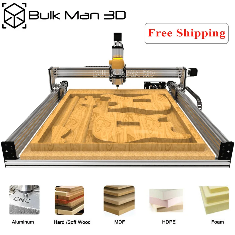 

4 Axis LEAD CNC Router Machine Kit + Mach3 GRBL USB Controller Bundle + Cable Drag Chain Bundle + 4pcs Nema23 Stepper Motors