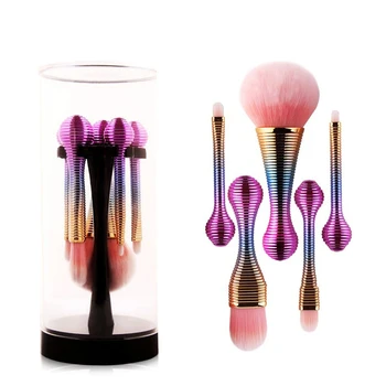 

New 5pcs/set Lollipop Makeup Brush Foundation Cosmetic Eyebrow Eyeshadow Brush Makeup Brush Sets Tools Cosmetic Kit