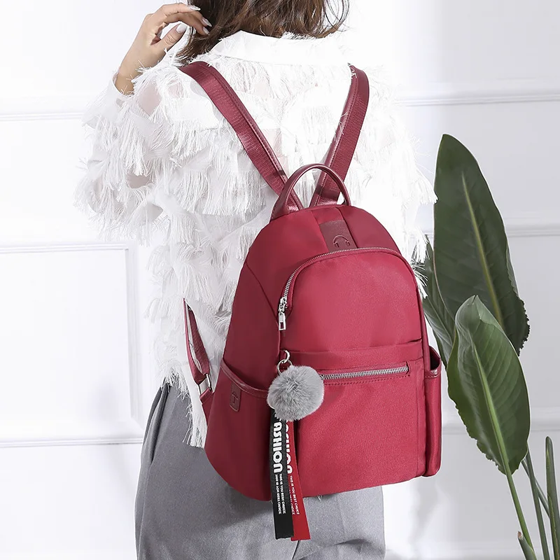 

2019 New Style Anti-Theft Backpack Women's Korean-style Campus Junior High School Schoolbag Large-Volume Casual Travel Bag