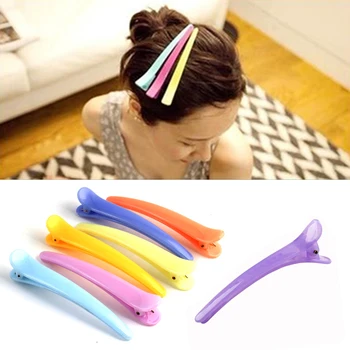 Günstig 5/10Pcs Gewidmet Haarnadeln Salon Abschnitt Grip Haar Clips Friseur Styling Werkzeug Kunststoff Haarspange Haar Pins Flechten Haarspange