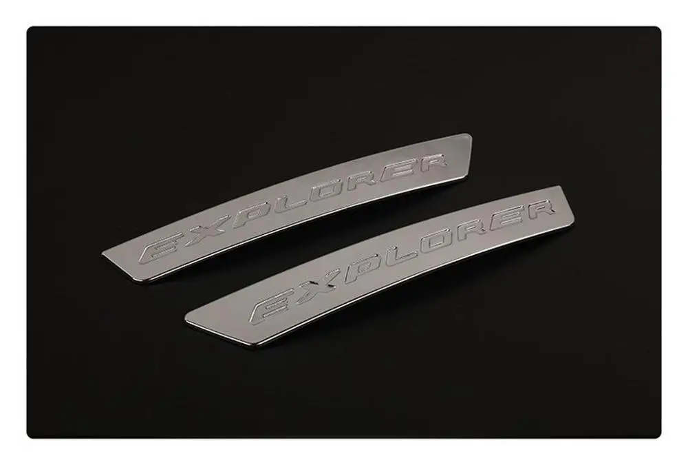 

Chrome Front Fog Light Cover Trim 4pcs For Ford Explorer 2016 2017