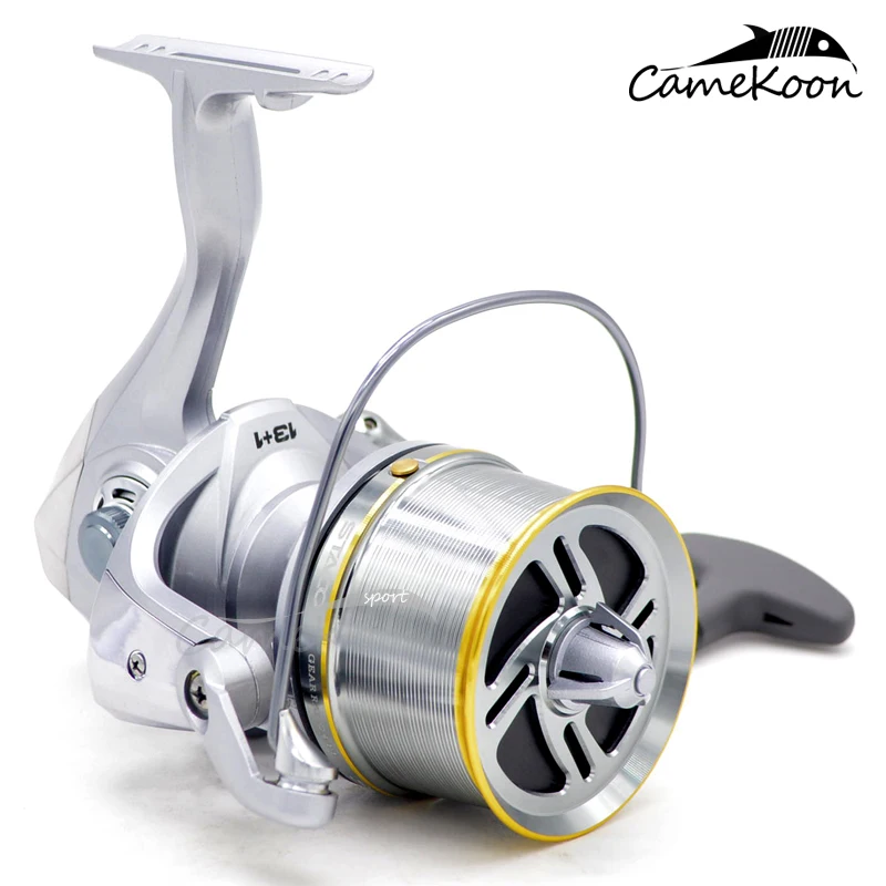 CAMEKOON Spinning Reel Aluminum Body /& Spool Saltwater Surf Long Casting Fishing