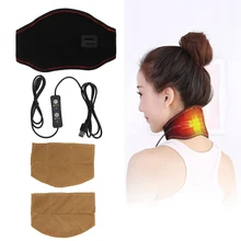 USB Heating Cervical Vertebra Protection Belts Infrared Heating Maintain Warm Heat Relieve Neck Discomfort Pain Posture Aligners