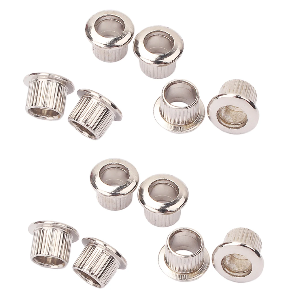 12x Nickel Metal Guitar Machine Head Tuning Peg Key Tuner Bushings Ferrules 12x Nickel Metal Guitar Machine Head Tuning Peg Key Tuner Bushings Ferrules