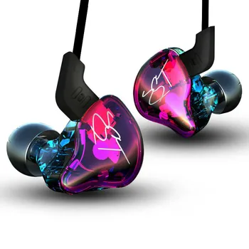

KZ ZST Colorful BA+DD In Ear Earphone Hybrid Headset HIFI Bass Noise Cancelling Earbuds With Mic Replaced Cable ZSN PRO