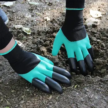 

Kuulee 1 Pair Garden Gloves with Claws for Digging Weeding Seeding 15*10*5CM