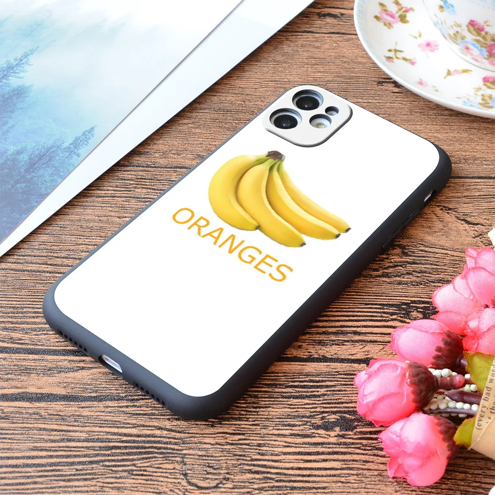 

For iPhone Oranges Print Soft Matt Apple iPhone Case