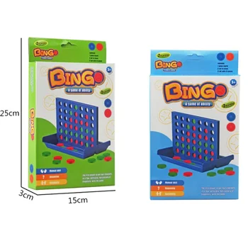 

Educational Toy Chess Children Toys plastic clear Four Quadruple Chess Game Board Vertical Blue Vertical Connect Board Checkers