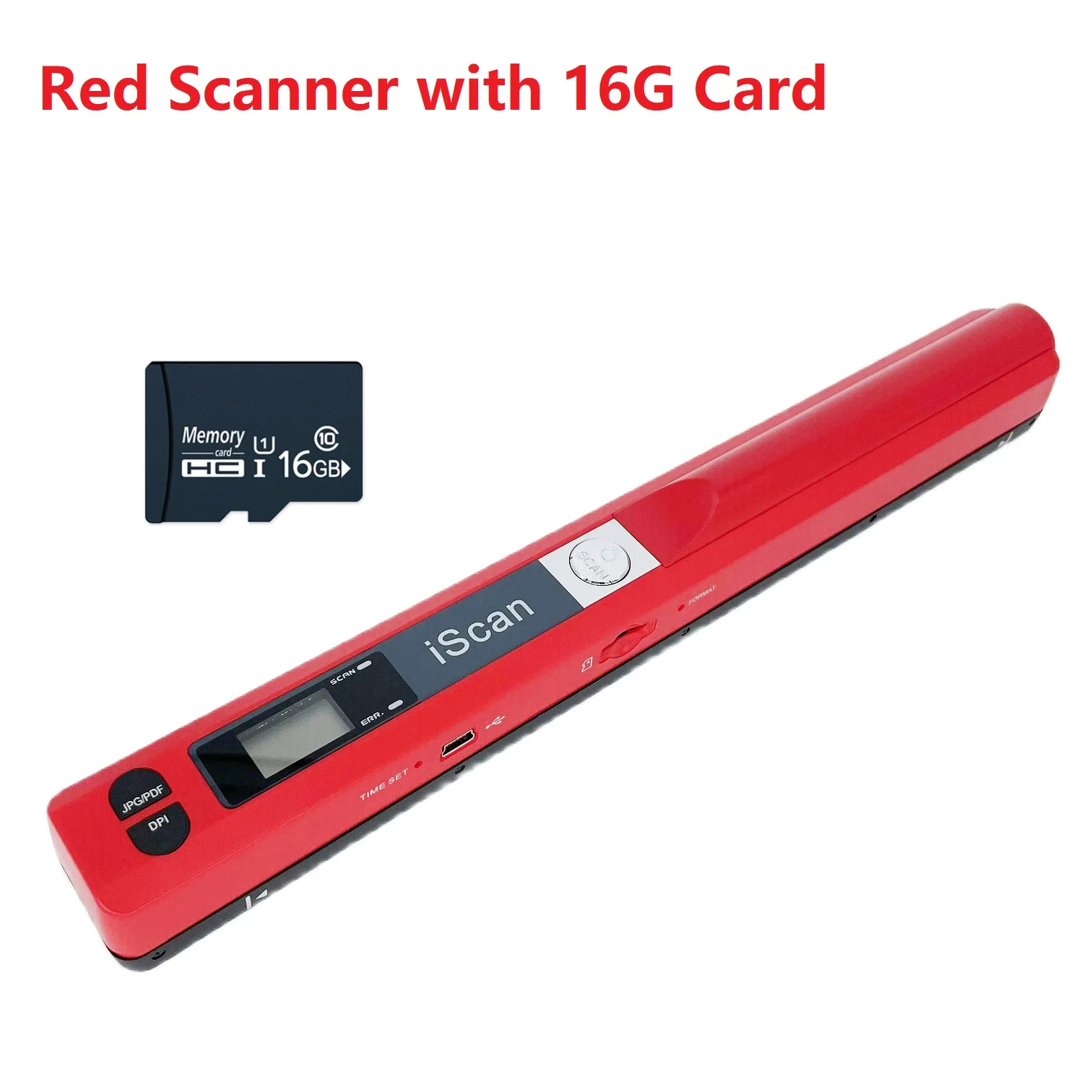 iScan Portable Scanner USB2.0 Document And Image Scanner For JPG/PDF Format 900DPI Liquid Crystal Display A4 Size pdf scanner Scanners