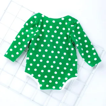 

new arrivals baby St. Patrick's Day green 3 PCS Toddler Baby Girls Headband+Dress Outfits Set clothes match accessories 2020