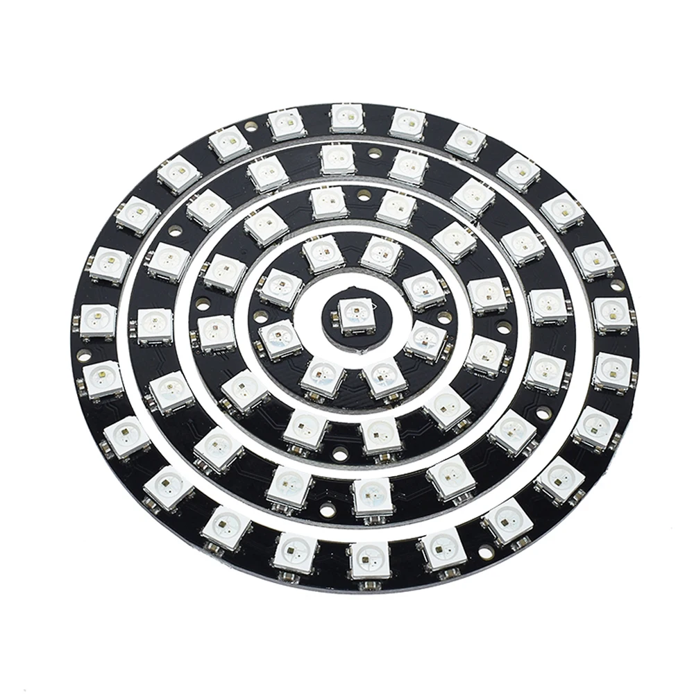 4, 8 12 16 каналов WS2812 WS2812B WS 2811 5050 RGB светодиодный светильник Панель модуль 5V 1Bit 8Bit 12Bit 16Bit 24Bit Радужный светодиодный точное