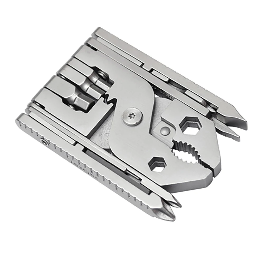 

25 In 1 Portable Outdoor Folding Multi-Functional Pliers Hiking Camping Tool DIY Mini Multitools