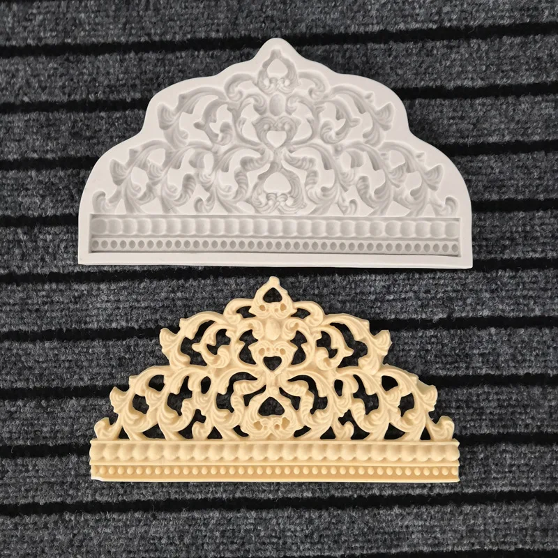 

Crown silicone mold fondant mold cake decorating tools chocolate gumpaste mold K399