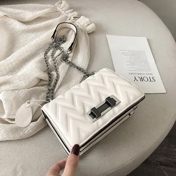 

Women Bags Crossbody Luxury Handbags Women Messenger Bags Classic Bag Girls Fashion Chain Shoulder Bag Ladies PU Leather Handbag