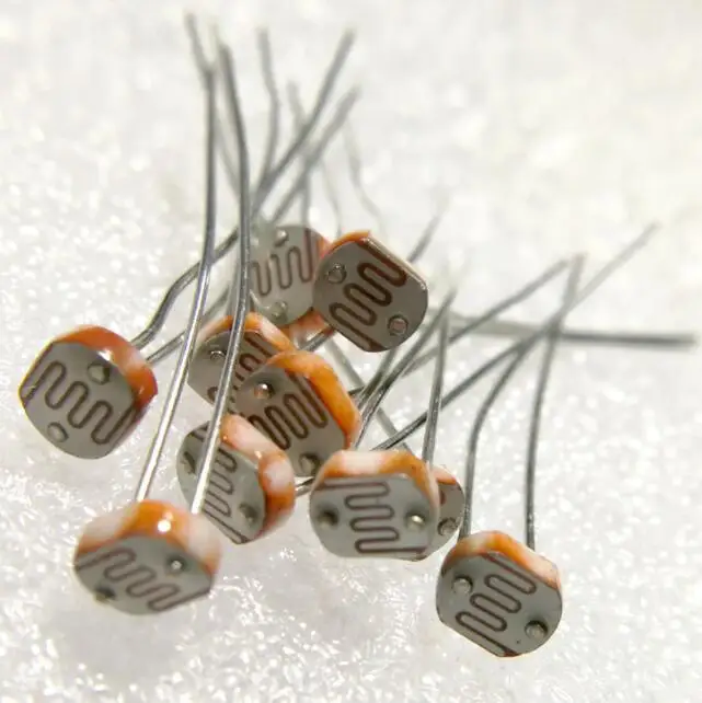 1000pcs/bag 7mm CDS light sensor LDR Photoresistance MJ7516 MJ7517 MJ7528 MJ7537 MJ7539