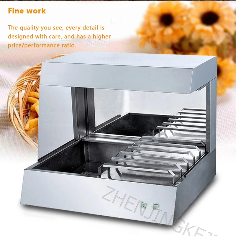 BS-8 Commercial Fries Workstation Desktop Stainless Steel Fries Sub-package Insulation Display Fries Cabinet Fries Workbench BS-8 Commercial Fries Workstation Desktop Stainless Steel Fries Sub-package Insulation Display Fries Cabinet Fries Workbench