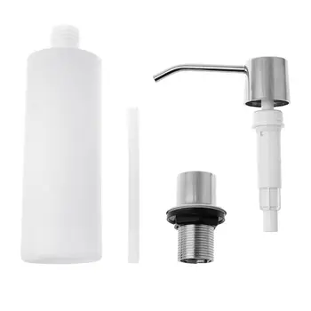 

300ml Soap Dispenser Built-In Installation Lotion Pump Liquid Detergent Organizer Plastic Sanitizer Container GXMC