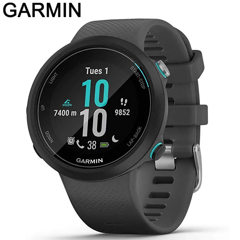 Оригинальные Смарт-часы Garmin swim 2 gps swim ming для бассейна и открытой воды, подводного сердечного ритма, записи расстояния, темпа, для xiaomi